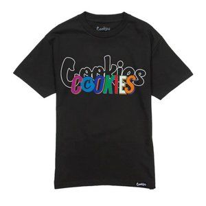 Cookies T-Shirt On The Block Tee  Jersey Knit w/ Center Front Emb Applique Artwo